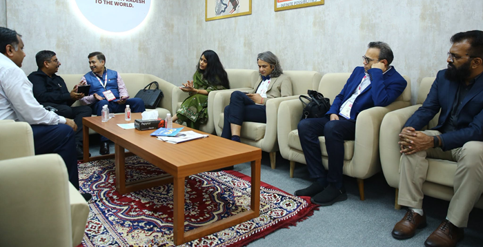 MPIDC at Bharat Tex 2026: Meeting held with Roserve Enviro Pvt Ltd to explore potential investment